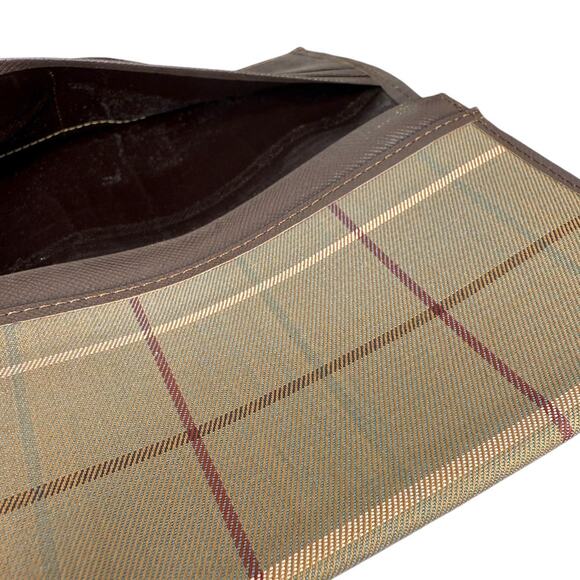 Burberrys Burberry Brown Check Canvas and Leather Long Wallet Authentic - Picture 13 of 14